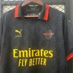 2024/2025 AC Milan Fourth Away Black Soccer Jersey - Image 5