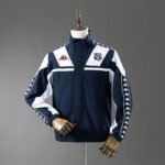 2025/2026 Barcelona Retro style Windbreaker black & white