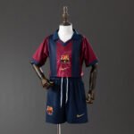 2025/2026 Barcelona Travis Scott Home RetroSkeleton Jersey Kids Size