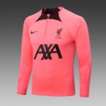 2022/2023 Liverpool Half-Pull Training Suit Pink Jersey Set - Image 3