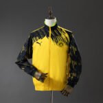 2025/2026 Dortmund Reversible Jacket Windbreaker- Green & Yellow - Image 3