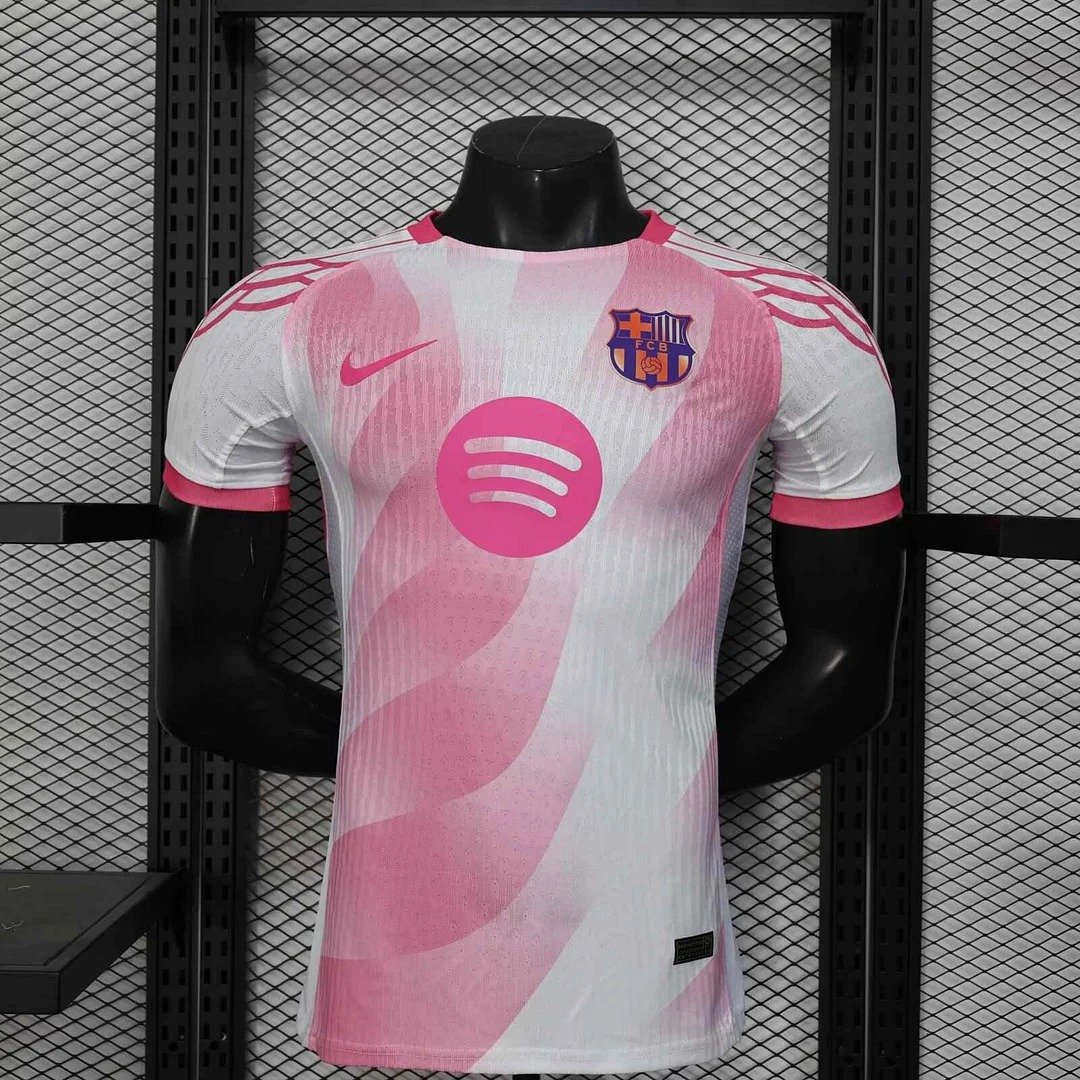 7cf7d39fe33285ac8b9a066c854928ab.jpg 2025/2026 Player Version Barcelona Special Edition Football Jersey - Image 1