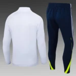 2025/2026 Real Madrid Half-Pull Training Suit White Football Shirt Set - Image 2