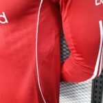 2025/2026 Player Version Long Sleeve Liverpool Home Football Shirt - Image 9