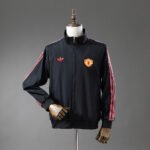 2024/2025 Manchester United Windbreaker Black and Red Football Shirt