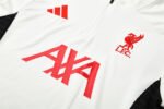 2025/2026 Liverpool White Half-Pull Training Suit  Set - Image 4