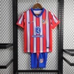 2024/2025 Atletico Madrid Home Soccer Jersey Kids Size