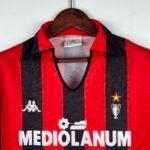 1989/1990 Retro AC Milan Home Football Shirt - Image 3