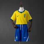 2026 Brazil Home Football Shirt  Kids Size
