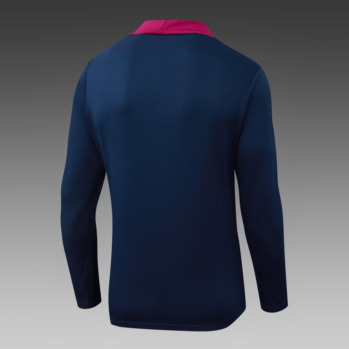 2025/2026 Barcelona Half-Pull Training Suit Royal Blue Jersey Set - Image 4