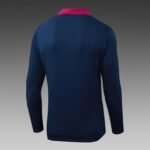 2025/2026 Barcelona Half-Pull Training Suit Royal Blue Jersey Set - Image 4