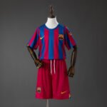2005/2006 Retro Barcelona Home Jersey ((UEFA Champions League)) Kids Size