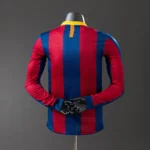 2010/2011 Retro Player Version  Barcelona Home Long Sleeve Football Shirt - Image 2