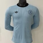 2025/2026 Player Version Long Sleeve Germany 125th Anniversary Edition Blue Football Shirt