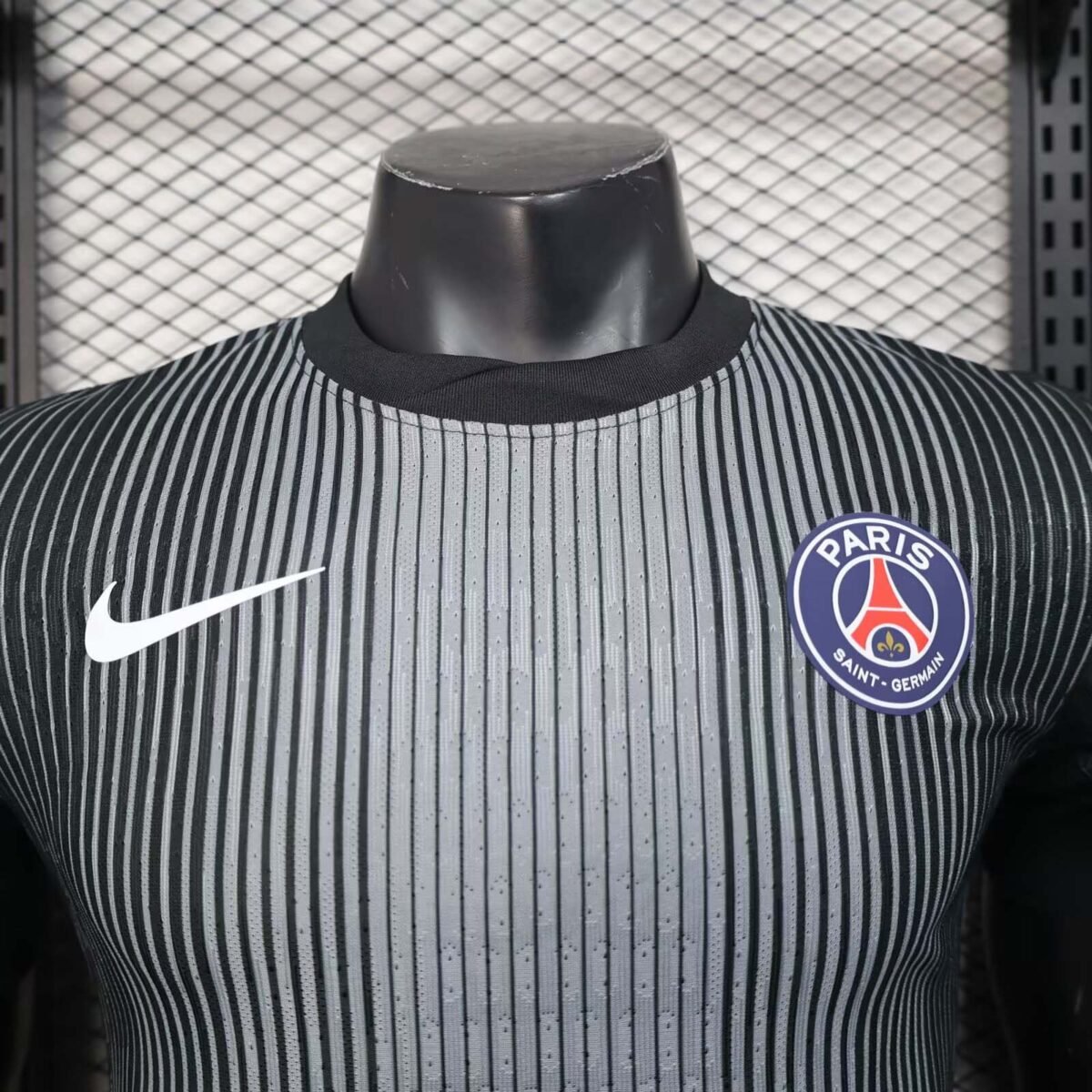 2025/2026 Player Version Psg Paris Saint-Germain Goalkeeper Black Football Shirt - Image 5