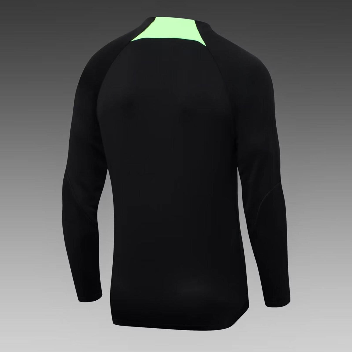 2023/2024 Liverpool Half-Pull Training Suit Black Jersey Set - Image 4