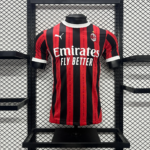 2024/2025 Player Version AC Milan Home Football Jersey