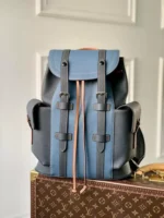 Christopher PM Backpack in Black and Blue – LW166 - Image 2