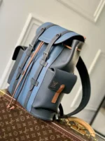 Christopher PM Backpack in Black and Blue – LW166 - Image 10