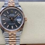Rolex Datejust 36mm Two-Tone Rose Gold Sunburst Slate Dial Jubilee Bracelet (126231) DD3235 Movement