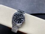 Rolex Oyster Perpetual 41mm Bright Black Dial Smooth Bezel Oyster Bracelet (124300) DD3230 Movement - Image 7
