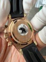 Rolex Daytona 40mm Everose Gold Chocolate Dial Rubber Strap (126515LN) DD4131 Movement - Image 8