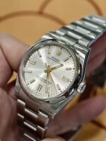 Rolex Oyster Perpetual 36 Silver Dial Smooth Bezel Oyster Bracelet (126000) DD3230 Movement - Image 5