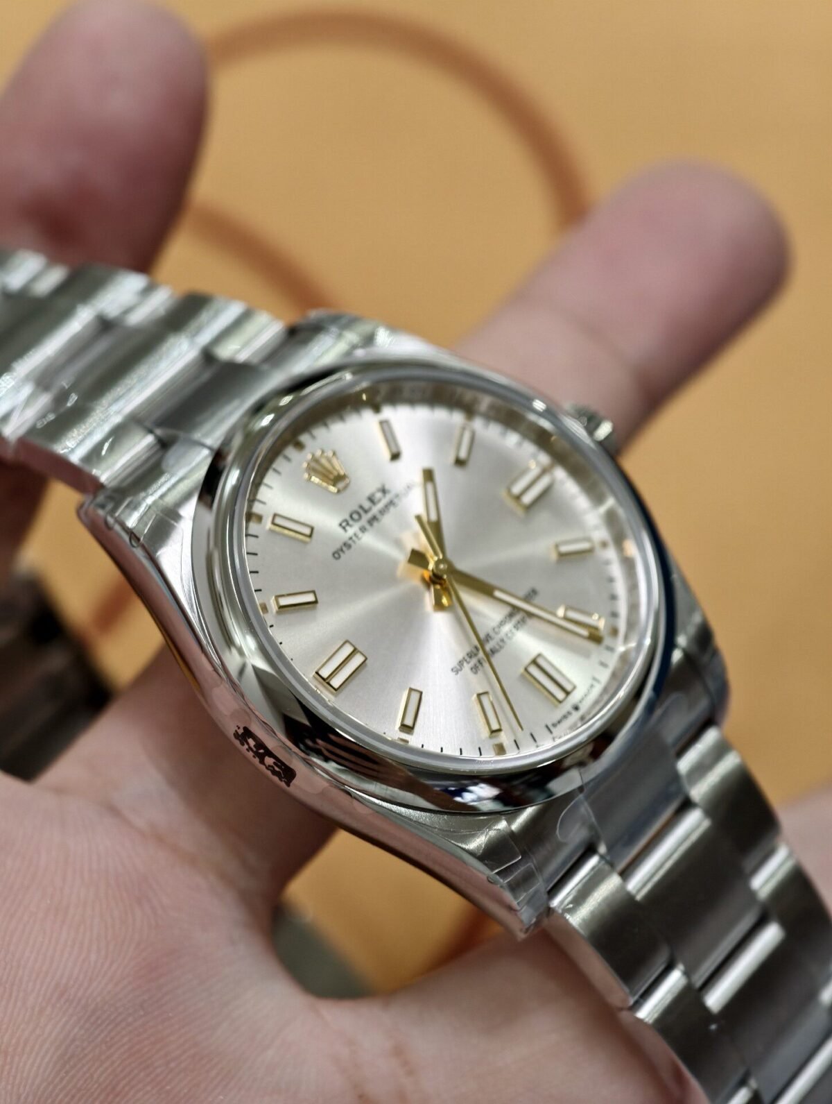 Rolex Oyster Perpetual 36 Silver Dial Smooth Bezel Oyster Bracelet (126000) DD3230 Movement - Image 6