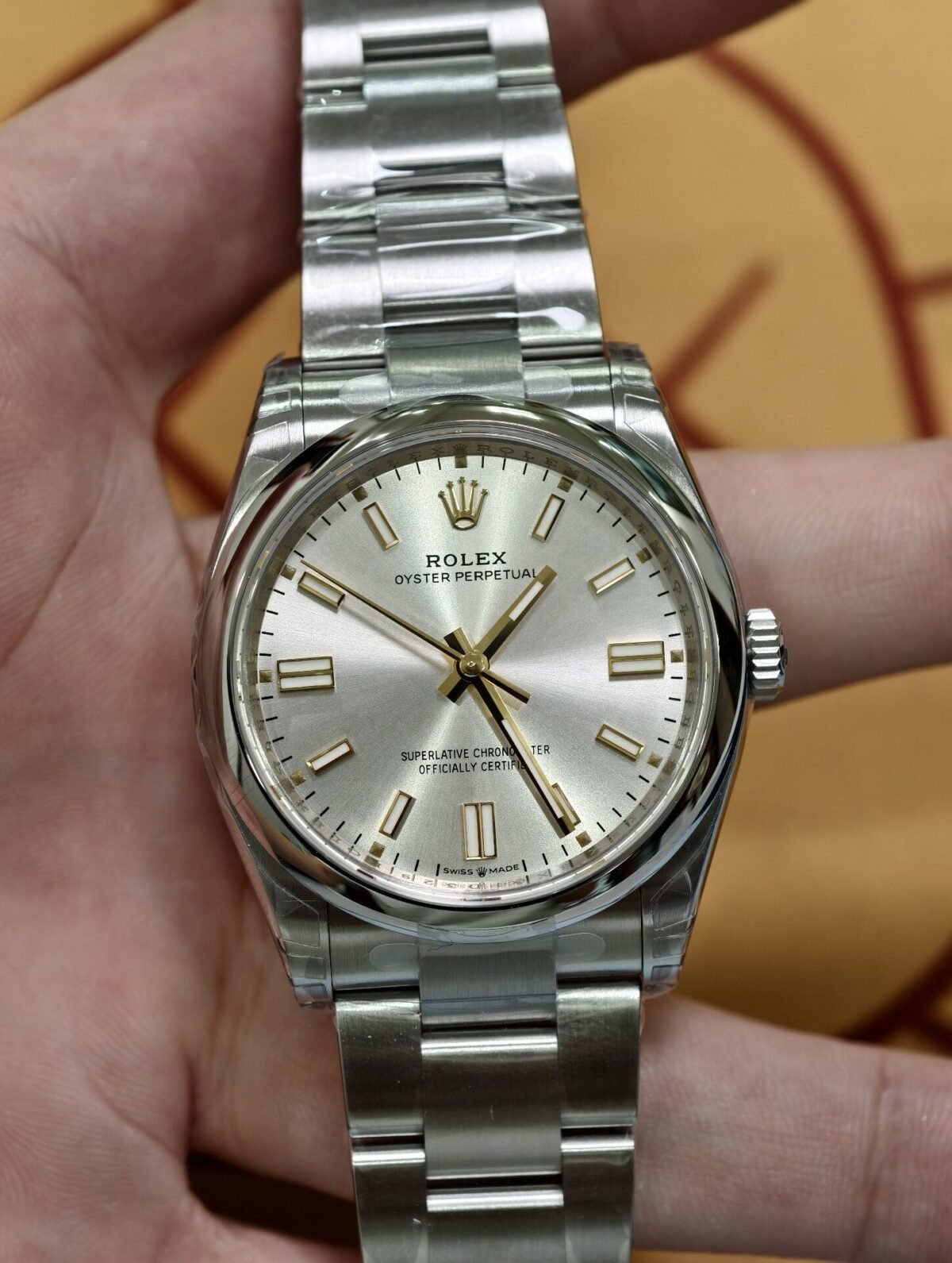 Rolex Oyster Perpetual 36 Silver Dial Smooth Bezel Oyster Bracelet (126000) DD3230 Movement - Image 2