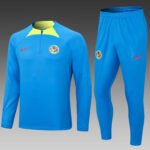 2023/2024 Am??rica Half-Pull Training Suit Blue Football Shirt