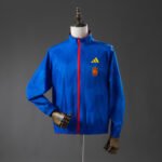 2026 Spain Reversible Jacket Windbreaker - Red & Blue S-3XL - Image 3