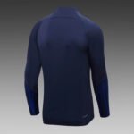 2022 France Half-Pull Training Suit Royal Blue Football Shirt Set - Image 4