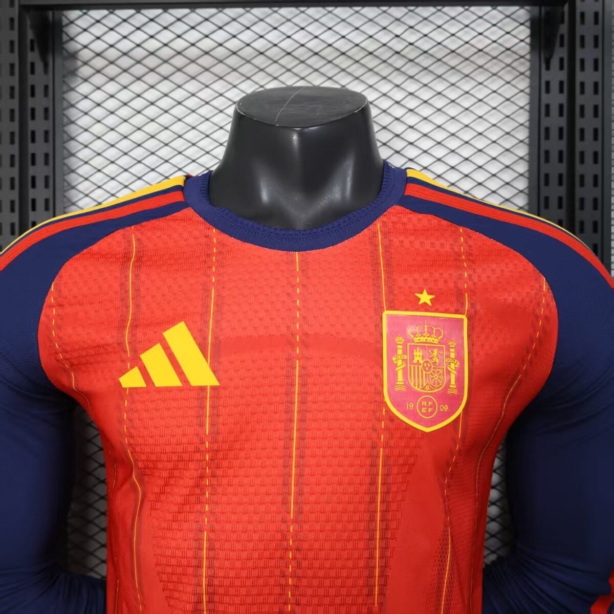 2026 Player Version Spain National Team Home long sleeves Football Shirt - Image 3