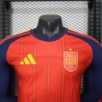 2026 Player Version Spain National Team Home long sleeves Football Shirt - Image 3