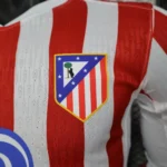 2025/2026 Player Version Long Sleeve Atletico Madrid Home Football Shirt - Image 5