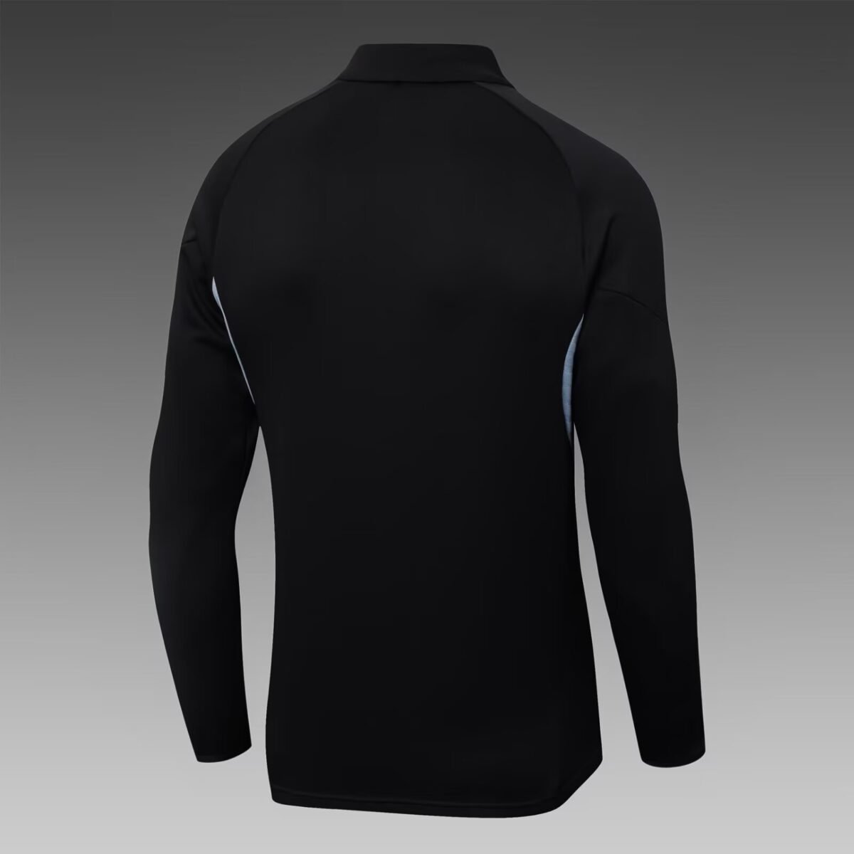 2025/2026 Real Madrid Long Zipped Jacket Black Football Shirt Set - Image 4