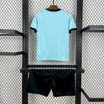 2025 Germany 125th Anniversary Edition Goalkeeper Light Blue Football Shirt  Kids Size - Image 2