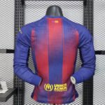 2025/2026 Player Version Long Sleeve Barcelona Home Football Shirt - Image 2