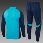 2025/2026 Arsenal Half-Pull Training Suit Lake Blue Football Shirt Set - Image 2