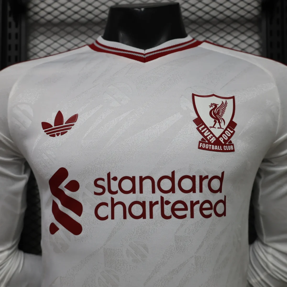 2026-2027 Player Version Long Sleeve Liverpool Away Football Shirt - Image 9