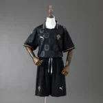2026 Portugal Black Panther Football Shirt Kids Size
