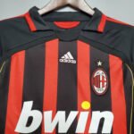 2006/2007 Retro Long Sleeve AC Milan Home Football Shirt - Image 10