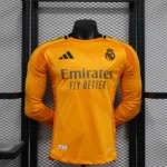2024/2025 Player Version Long Sleeve Real Madrid Away Football Shirt
