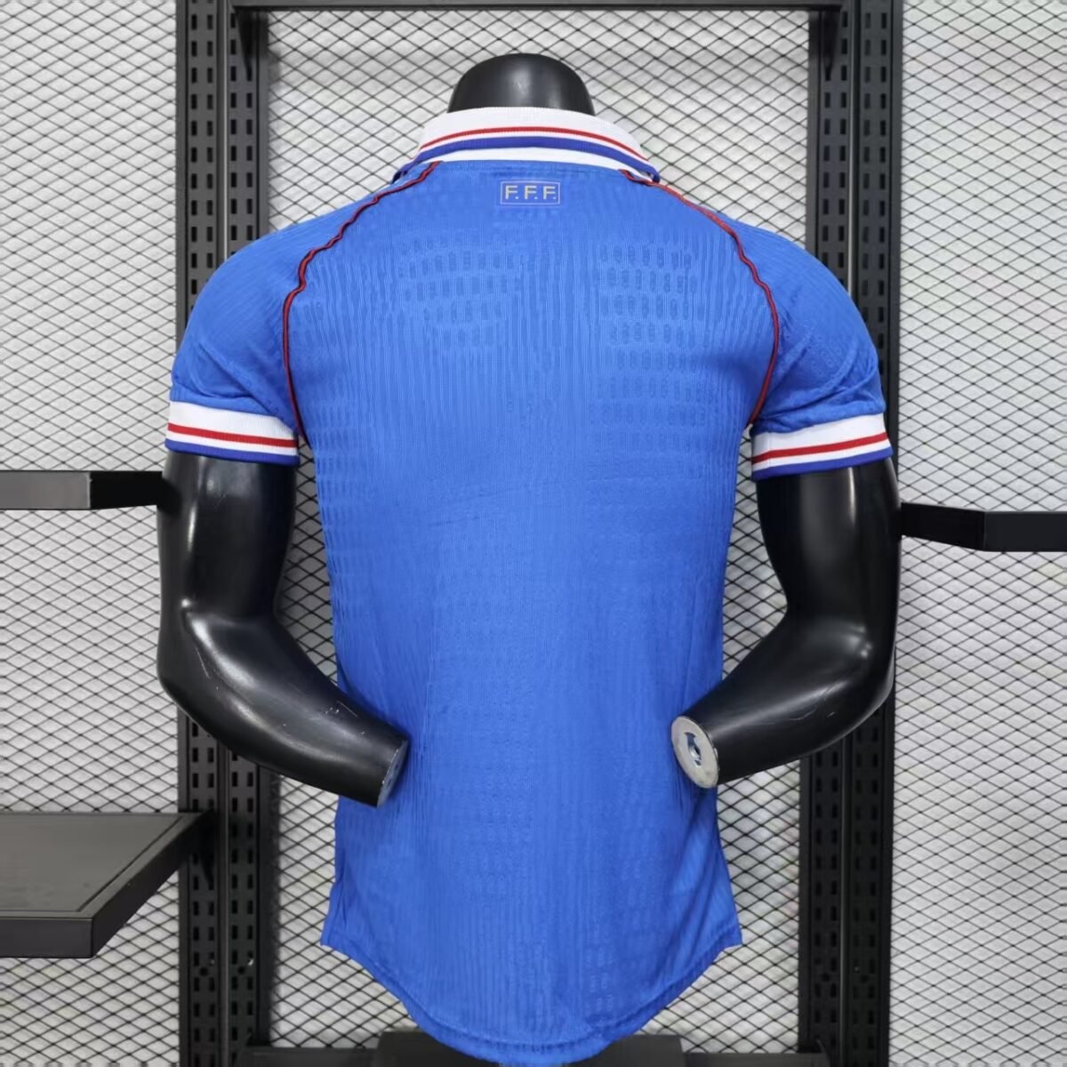 1998 Player Version Retro France Home Football Shirt - Image 2