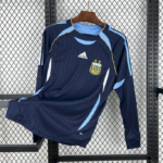 2006 Long-Sleeved Retro Argentina National Team Away Football Shirt