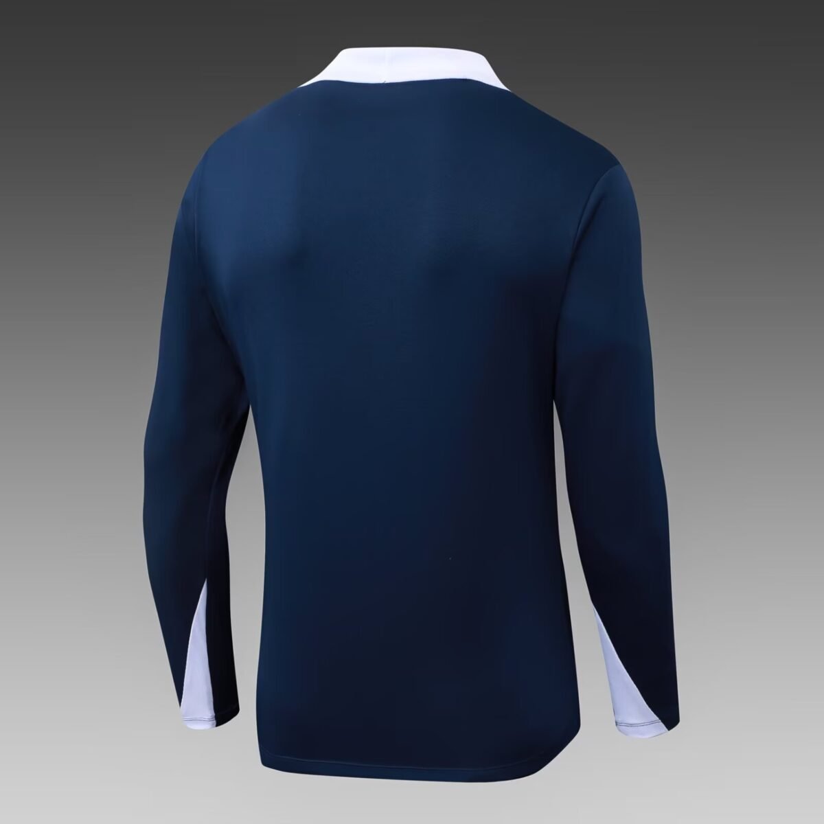 2025/2026 Internazionale Milan Half-Pull Training Suit Royal Blue Football Jersey - Image 4