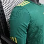 2025 Long Sleeve Player Version Mexico National Gold cup Version Green Football Shirt - Image 3