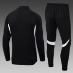 2025/2026 Liverpool Half-Pull Training Suit Black Jersey Set - Image 2