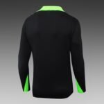 2025 Brazil Long Zipped Jacket Black Jersey Set - Image 4