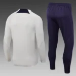 2023/2024 Psg Paris Saint-Germain Half-Pull Training Suit Off White Set - Image 2